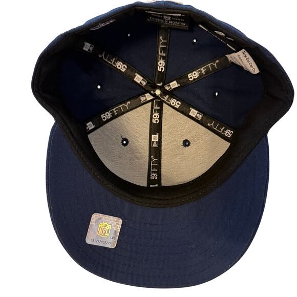 NFL Dallas Cowboys Hat Mens 6 5/8 Fitted Logo Blue Star Football Streetwear -NWT - Picture 4 of 4